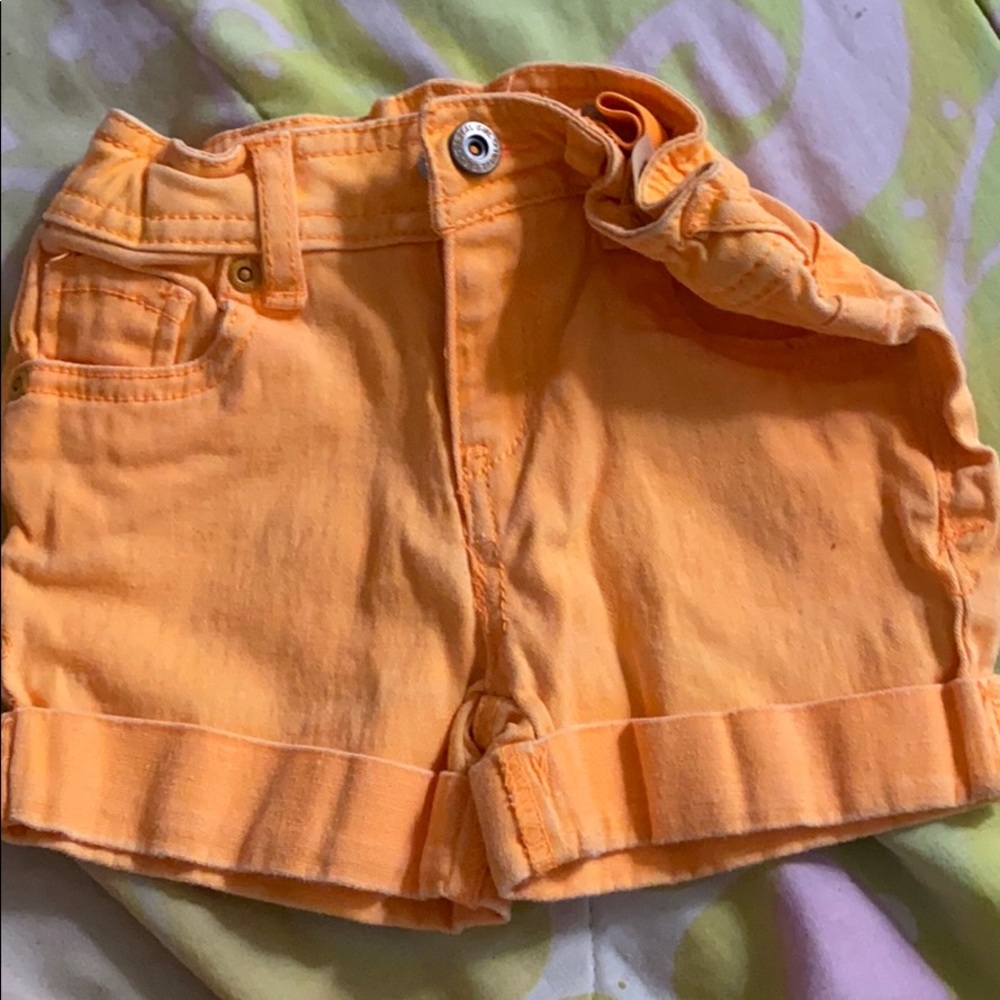 Orange tangy Kids shorts